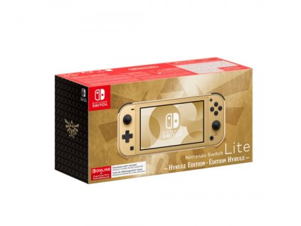 Nintendo Switch Lite Hyrule Edition + 12M NSO + EP