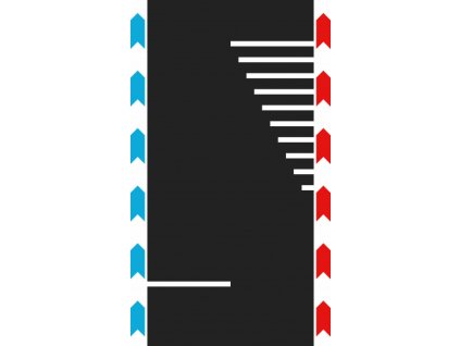 52006 Zúžení dráhy Hybrid
