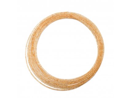 Filament PLA, Glittering gold, 5m