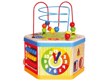 Aktivní kostka dřevěná 7v1 32cm