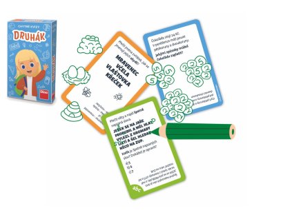 Druhák naučná hra v krabičce 11,5x18x3,5cm