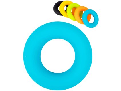 ACRA Posilovací kroužek gumový silič na ruce 5 barev
