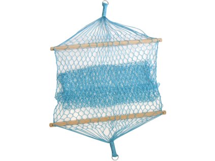 ACRA Houpací síť závěsná 245cm s rozpěrným prkénkem Modrá J02/1
