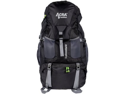 ACRA Batoh turistický Adventure 50 L na horskou turistiku černý BA50