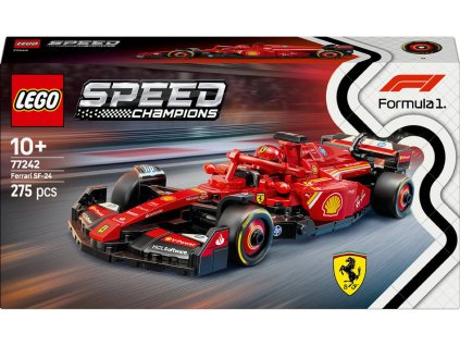 LEGO SPEED CHAMPIONS Závodní auto Ferrari SF-24 F1 77242 STAVEBNICE