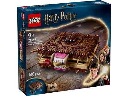 LEGO HARRY POTTER Hryzající kniha 76449 STAVEBNICE