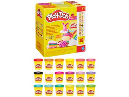 HASBRO - Play-Doh 18 ks kelímkov, veľké balenie