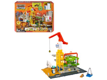 Matchbox Action drivers stavenisko so svetlami a zvukmi