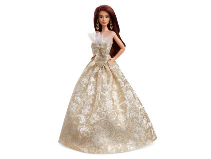 Barbie Vianočná bábika hnedovláska  2025