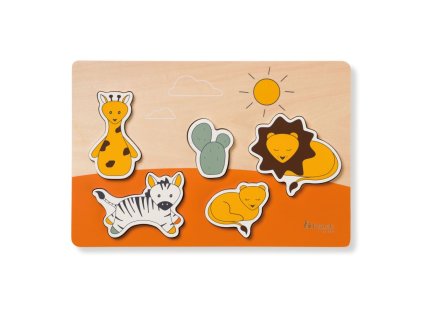 Drevené puzzle - Safari