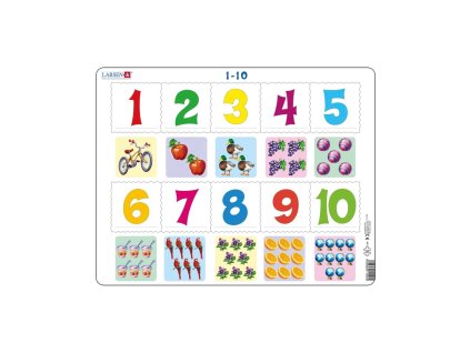 ČÍSLA 1-10 10 d. EDU Puzzle