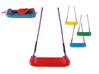 Houpačka/Houpací prkénko plast 43x17cm nosnost 25kg 4 barvy v síťce