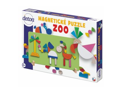 Magnetické puzzle ZOO v krabici 33x23x3,5cm
