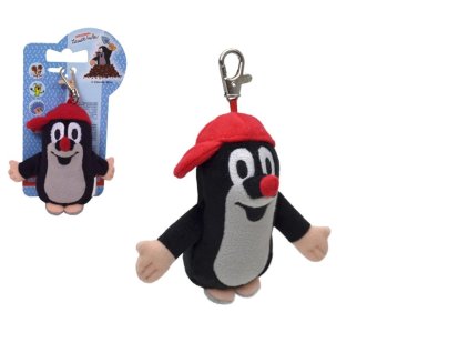 Krtek s kšiltovkou a karabinou plyš 10cm na kartě