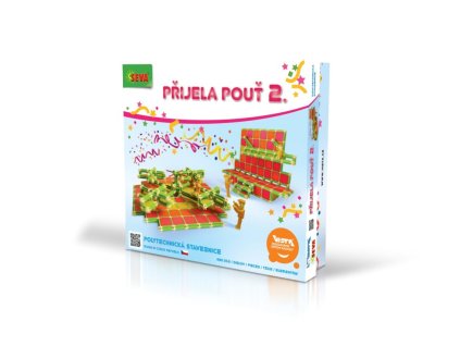 Stavebnice SEVA Přijela pouť 2 plast 693ks v krabici 34,5x32,5x8cm