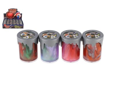 Sliz - hmota 80g Mars 6x5cm mix druhů 24ks v boxu