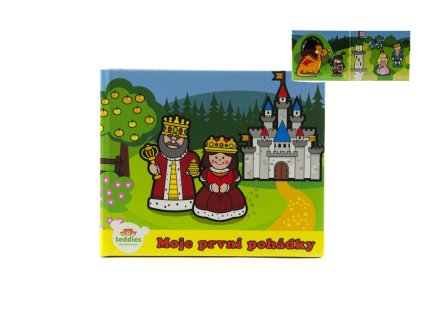 Knížka Leporelo Moje první pohádky 13,5x11x1,5cm od 24 měs
