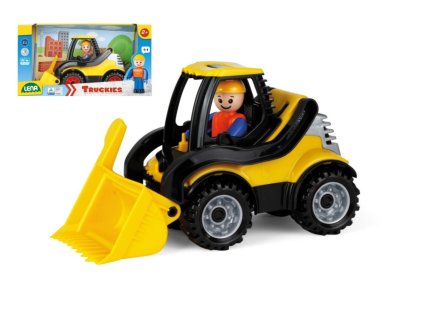 Auto Truckies nakladač plast 20cm s figurkou v krabici 24m+