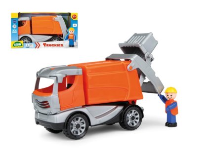 Auto Truckies popeláři plast 25cm s figurkou v krabici 24m+