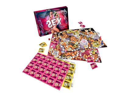 Sex společenská hra pro dospělé v krabici 33x23x3cm