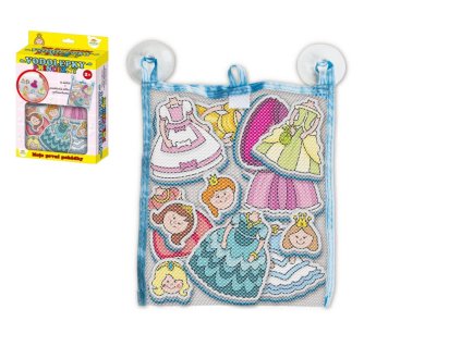 Vodolepky Moje první pohádky Princezny pěnová sada se síťkou 12ks v krabici MPP