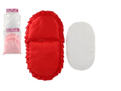 Peřinka s polštářkem - plymo pro panenky do postýlky/kočárku mix barev v sáčku 31x45x8cm