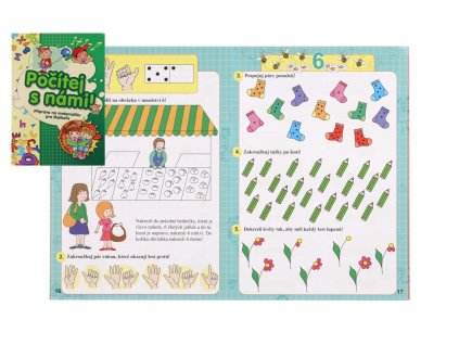 Pracovní sešit Počítej a námi pro školkaře CZ verze 20x29cm