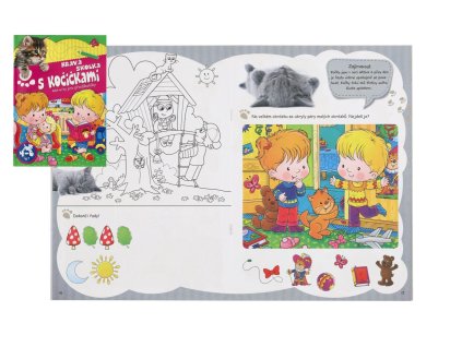 Pracovní sešit Hravá školka s kočičkami CZ verze 20x28,5cm