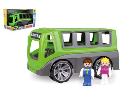 Autobus Truxx s figurkami plast 28cm v krabici 39x16x22cm 24m+