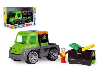 Auto Truxx auto s kontejnery s figurkou plast 28cm v krabici 39x16x22cm 24m+