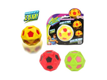 Míček/Hopík hranatý 6cm 3 barvy na kartě