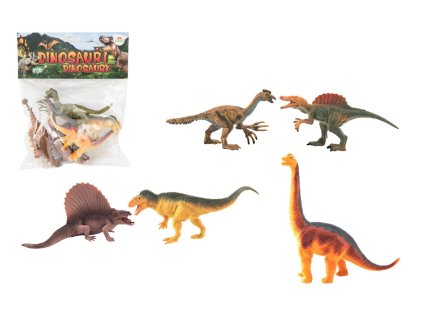 Dinosaurus plast 16-18cm 5ks v sáčku