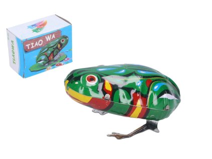 Žába na klíček kovová 7x5 cm v krabičce 7x5x4cm