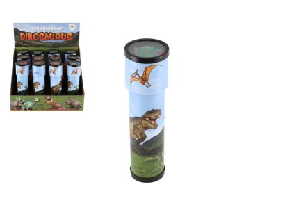 Kaleidoskop - Krasohled Dinosaurus plast 16,5cm 12ks v boxu