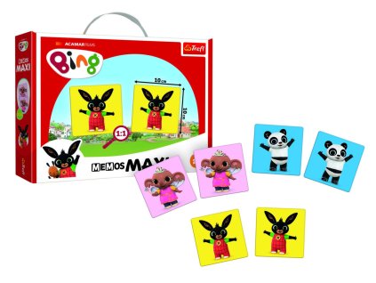 Pexeso Maxi  Králíček Bing 24 kusů společenská hra v krabici 37x29x6cm 24m+
