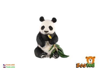 Panda velká zooted plast 8cm