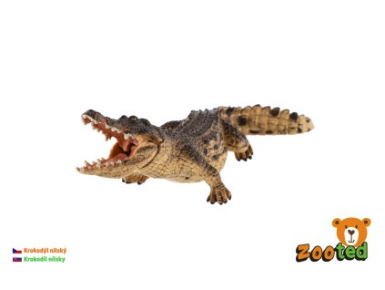Krokodýl nilský zooted plast 18cm