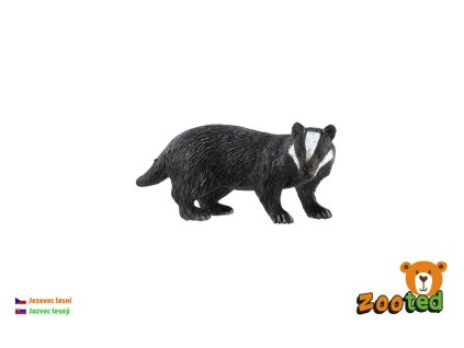 Jezevec lesní zooted plast 8cm