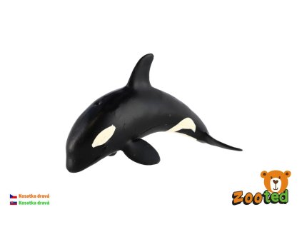 Kosatka dravá zooted plast 12cm