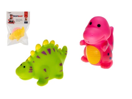 Dinosaurus do vody stříkací plast 3 druhy v sáčku 11x16cm 0m+