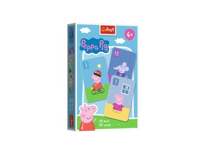 Černý Petr Prasátko Peppa/Peppa Pig společenská hra - karty v krabičce 6x9cm 20ks v boxu