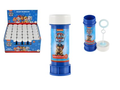 Bublifuk 60ml Tlapková patrola/Paw patrol 10,5cm 36ks v boxu