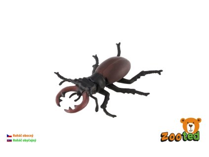 Roháč obecný zooted plast 8cm