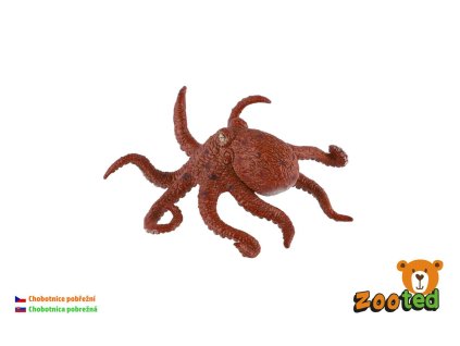 Chobotnice pobřežní zooted plast 8cm