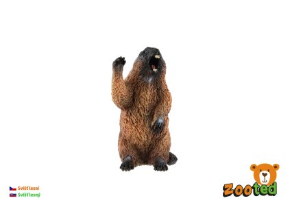 Svišť lesní zooted plast 6cm