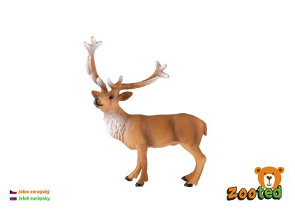 Jelen evropský zooted plast 16cm