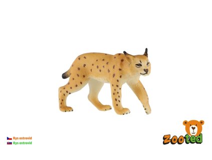 Rys ostrovid zooted plast 9cm