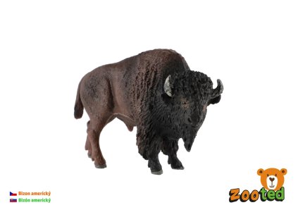 Bizon americký zooted plast 11cm
