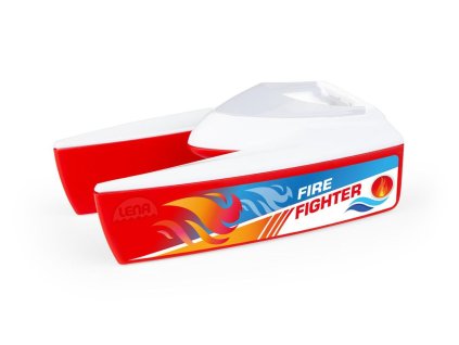 Boaties loď hasiči plast 17cm v sáčku 24m+