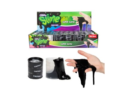 Sliz - hmota v barelu 5cm černý 24ks v boxu